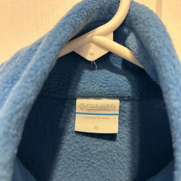 Columbia Women's Blue Benton Springs Zip-Front Fleece Jacket size Medium - Picture 4 of 5